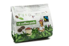 Strąki kawy Puro Fairtrade 16 sztuk porcjowane, szybka filiżanka